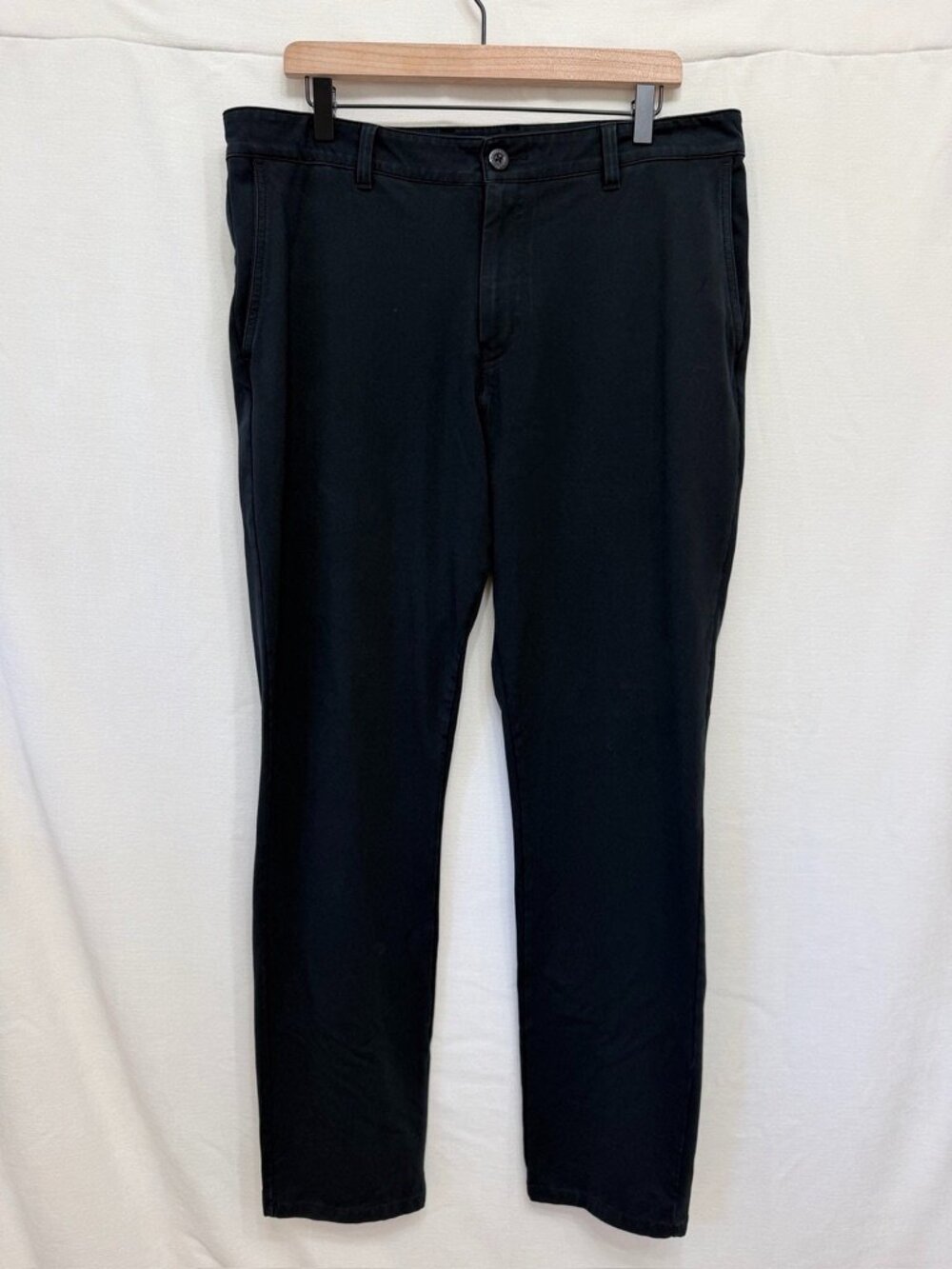 TravisMathew‎ Right On Time Comfort Tech Chino Pants Black Size 36 x 32